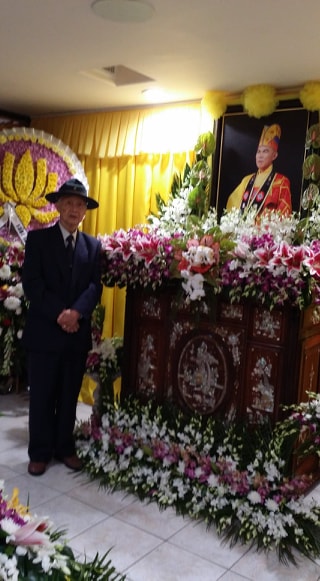 Htr. Nguyên Thanh đại diện GĐPTVN trên Thế Giới viếng Tang Lễ Cố Hoà Thượng Thích Quảng Thanh